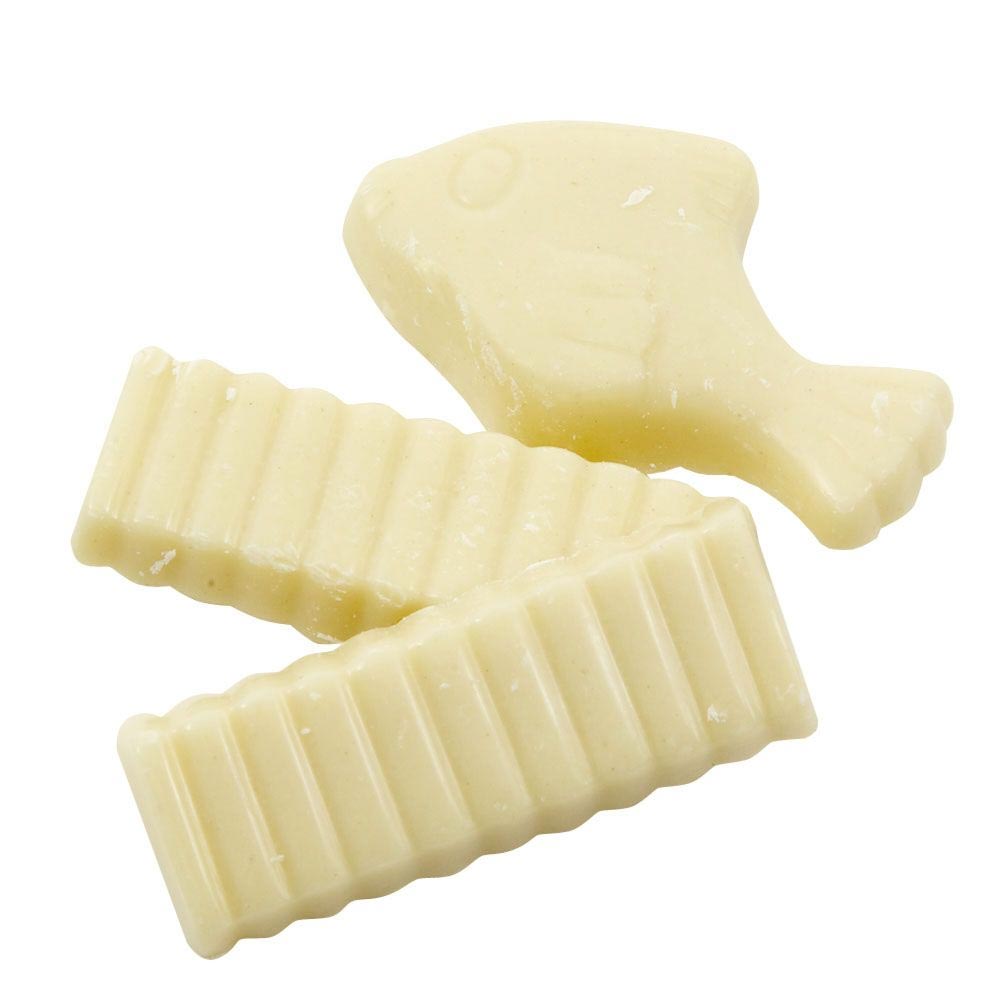 Hannah's Fish n Chips Tub 600g Chocolate & And Cream Flavoured Candy