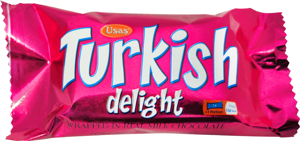 Turkish Delight in Milk Chocolate Bar 43g
