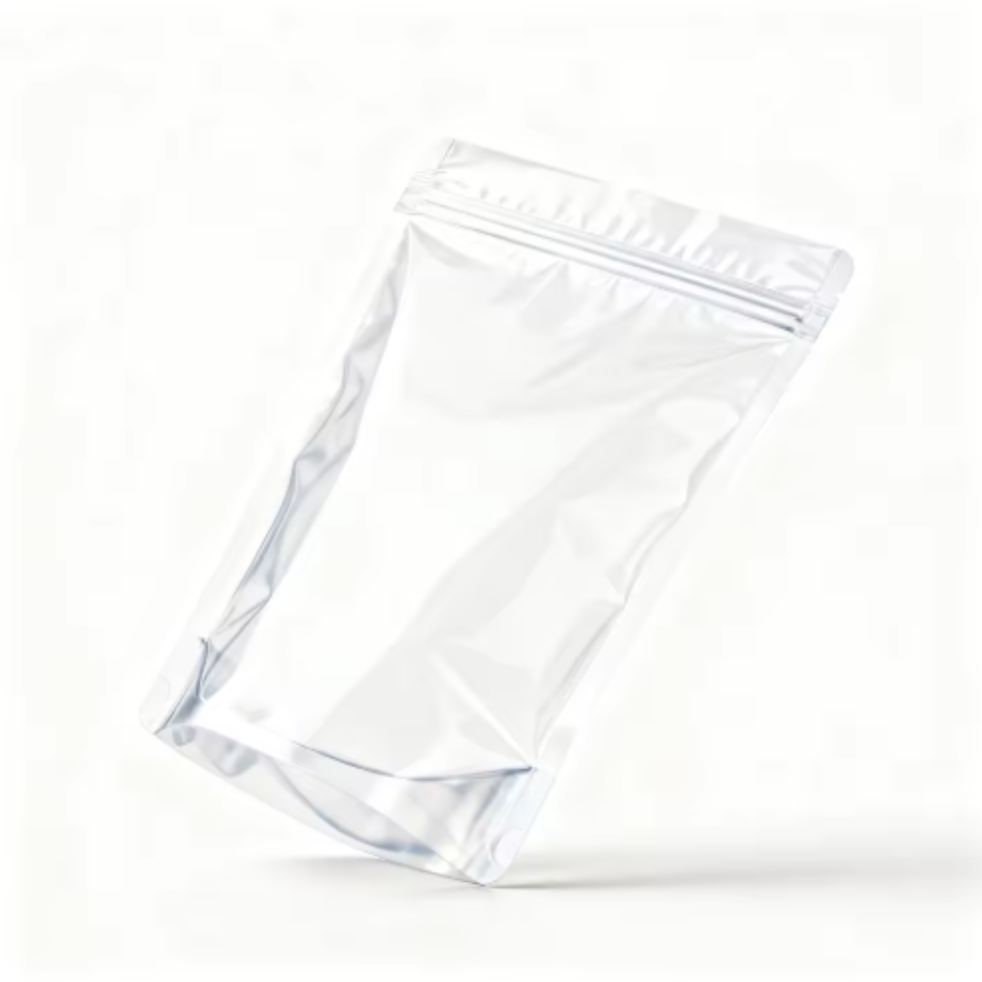30x20 cm Clear Plastic Stand Up Pouch with Zipper, High Transparency Grip Seal Resealable Bag for Food Snacks Candy Packaging Food Prep 50pack
