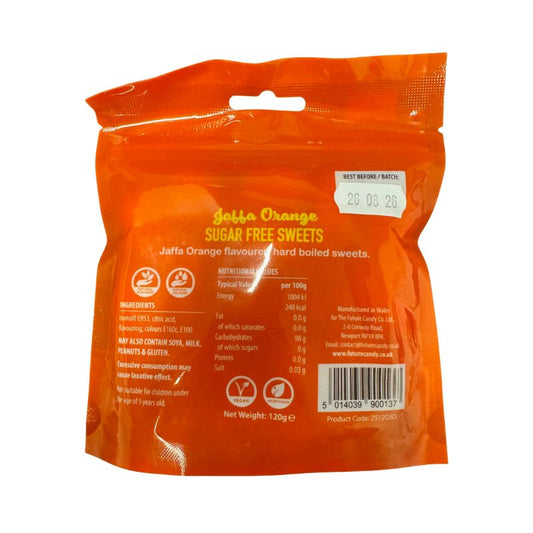 Zero Sugar Free Jaffa Orange 120g Candy Hard Boiled Sweets