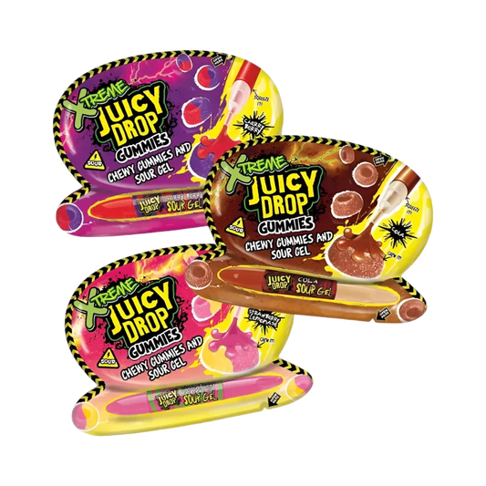 Bazooka Xtreme Juicy Drop Gummies - 57g