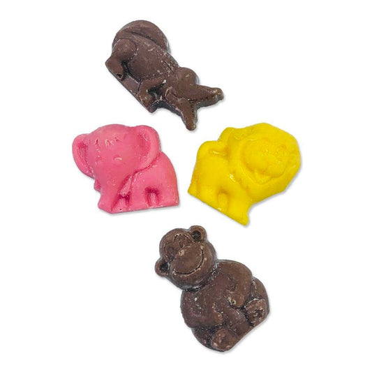 Hannah's Zoo Animals Tub 600g Chocolate & And Cream Flavoured Candy