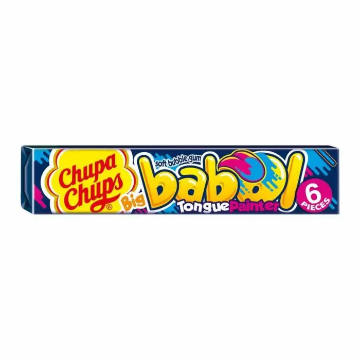 Chupa Chups Big Babol Blue Raspberry Flavour Soft Bubble Gum 27.6g