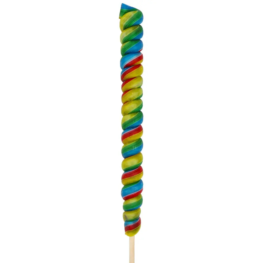 Crazy Candy Factory Rainbow Twist Lollie 125g