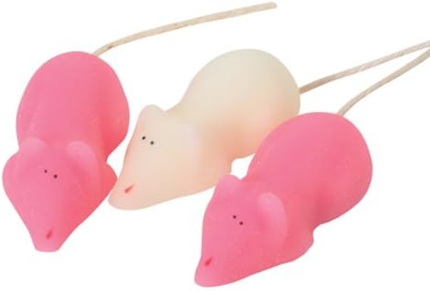 Pink and White Sugar Mice (Box of 3) x1