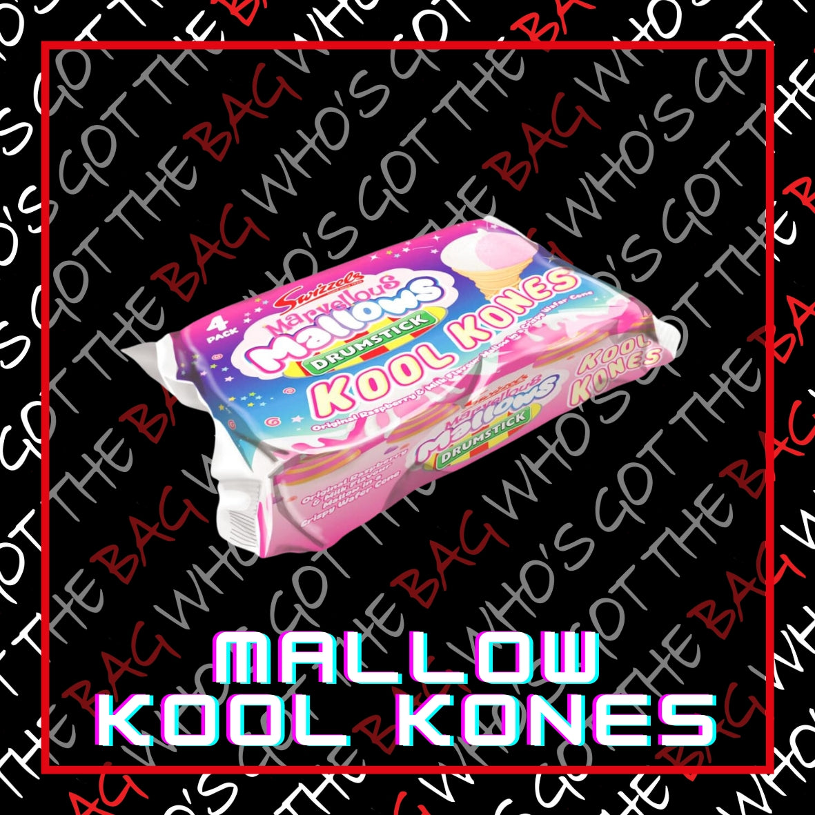 Swizzels Marvellous Mallows Drumstick Kool Kones 4 Pack
