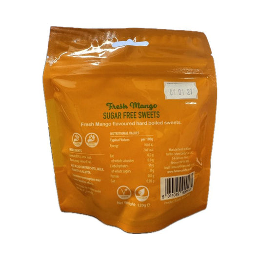 Zero Sugar Free Fresh Mango 120g Candy Hard Boiled Sweets