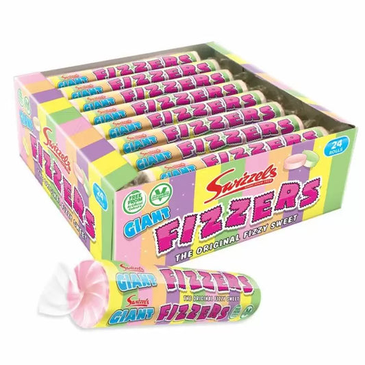 Swizzels Giant Fizzers Rolls 40g single