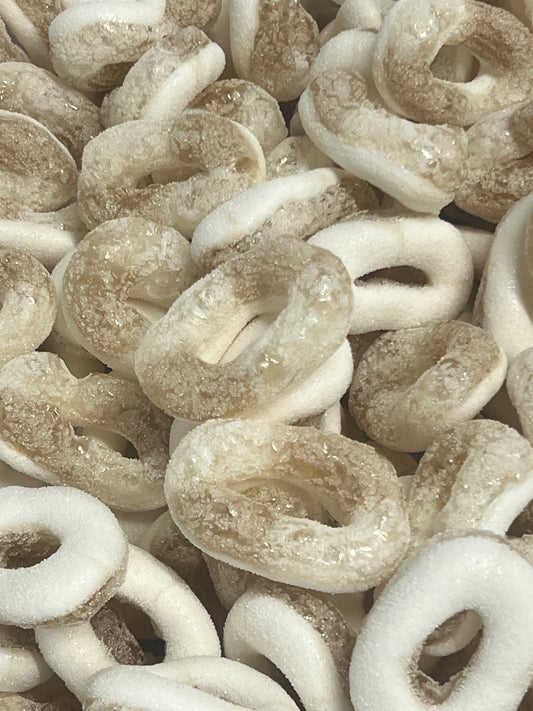 Cola Delight Crunch Rings – Freeze-Dried Cake & Ice Cream Toppings