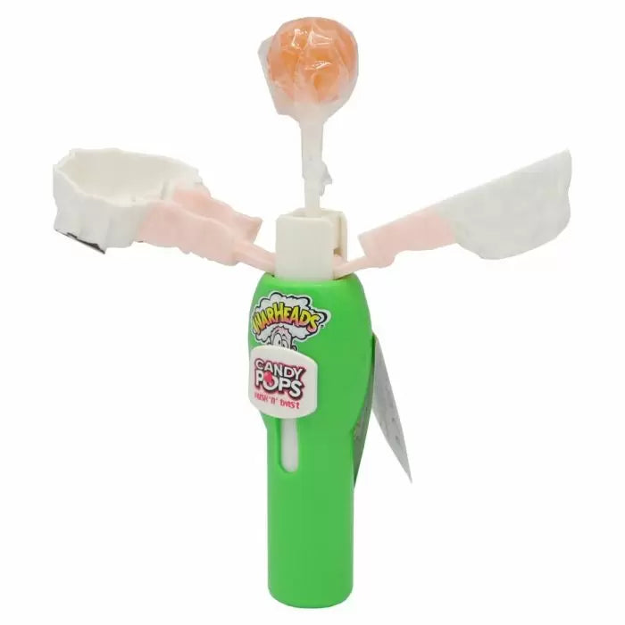 Warheads Candy Pop Push N Twist Lollipop 8g
