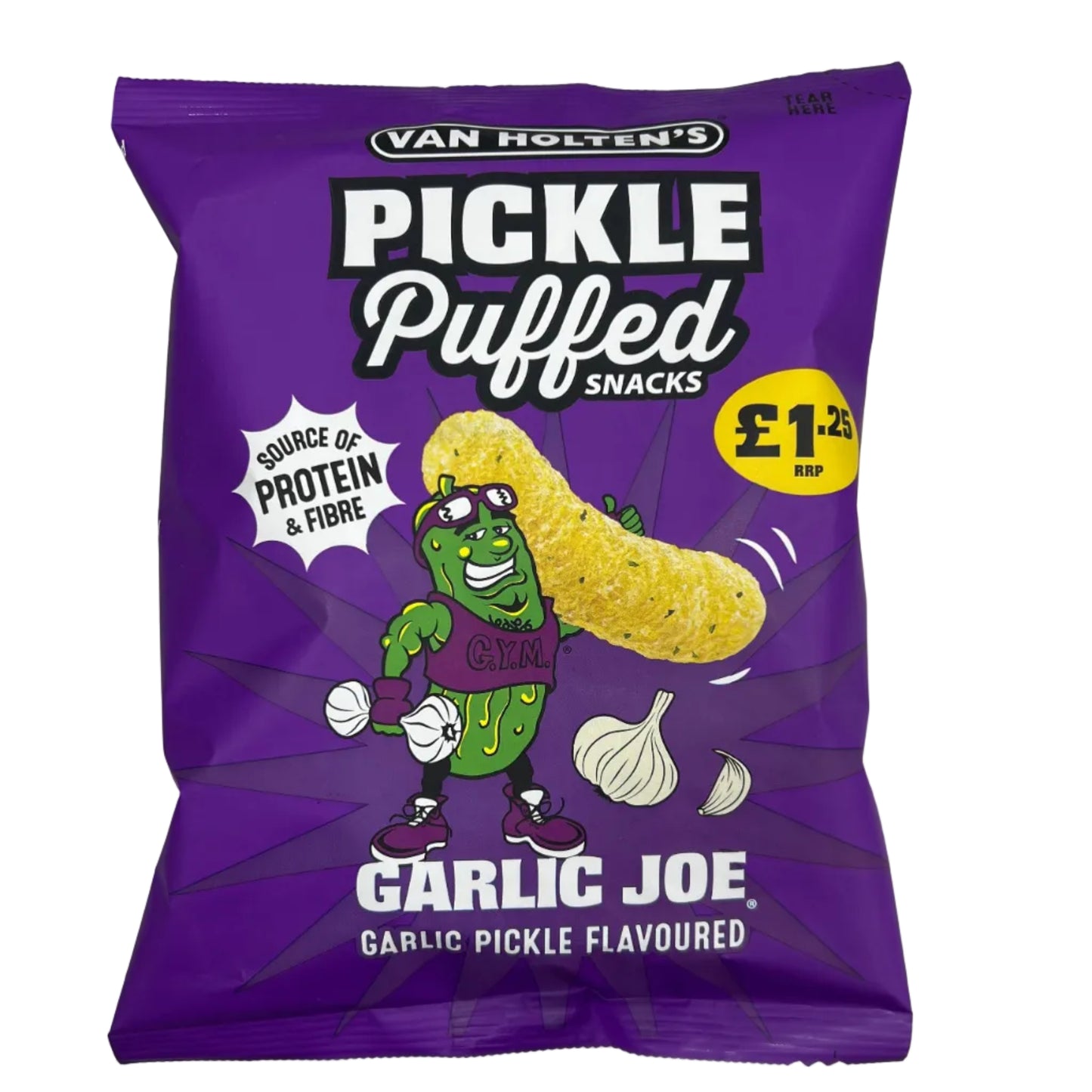 Van Holten's Pickle Puffed 50g Garlic Joe