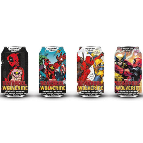 Deadpool & Wolverine Ramune Strawberry Daifuku 330ml