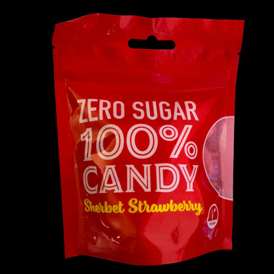 Zero Sugar Free Sherbet Strawberry 120g Candy Hard Boiled Sweets