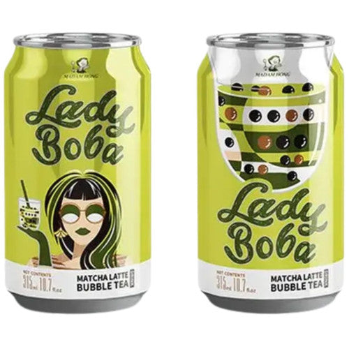Madam Hong Lady Boba Matcha Latte Bubble Tea 315ml