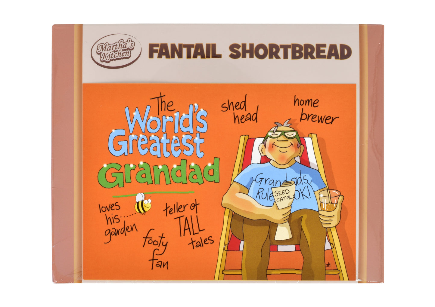 125g Fantail Shortbread "Greatest Grandad" Gift