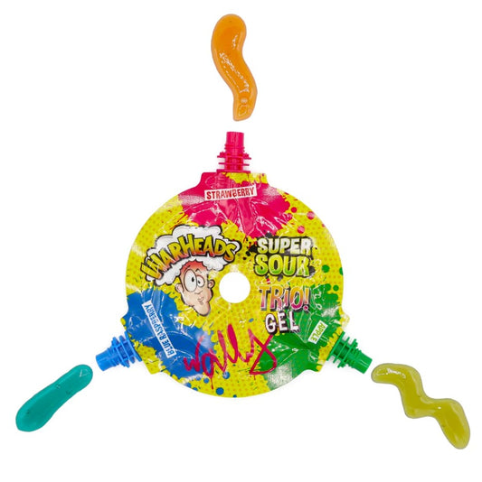 Warheads Super Sour Trio Gel Wheel 51g