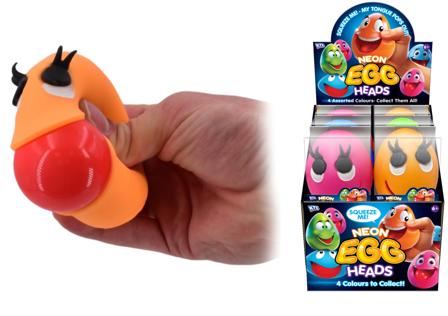 Neon Egg Heads Random Colour Sent