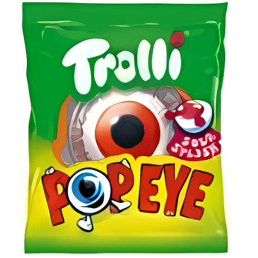 Trolli Pop Eye Sour Splash Fruit Flavour Eye Shape Jelly With Filling Pack