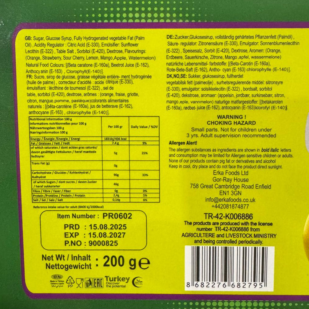 Mix Toffee Sour In Box 200g Halal