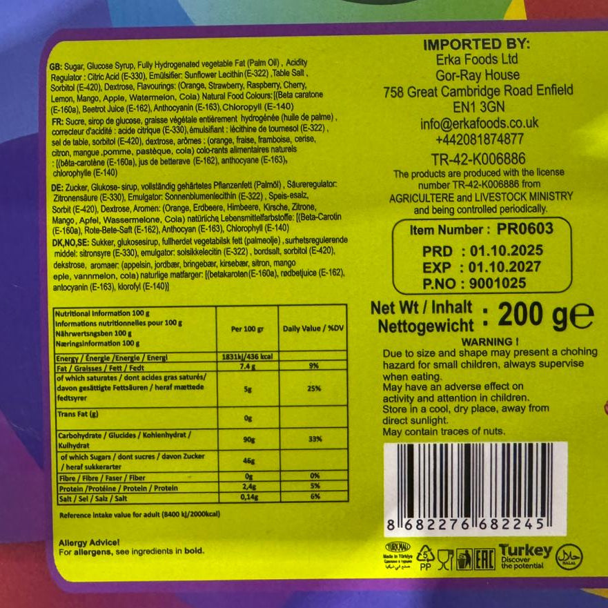 Mix Toffee In Box 200g Halal