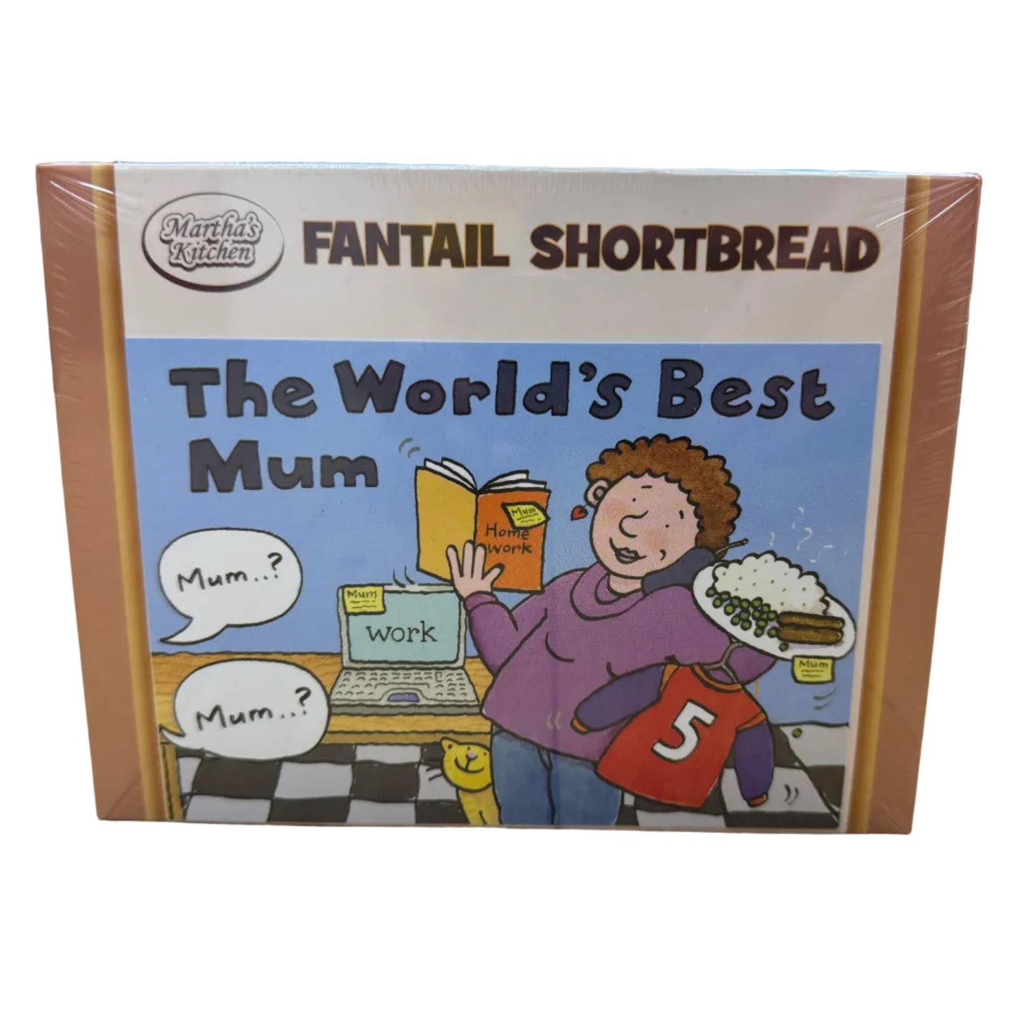 125g Fantail Shortbread "Mum" Postcard Gift Box