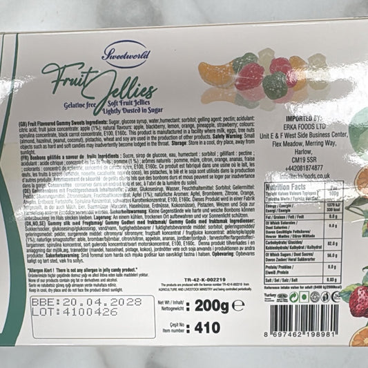 Fruit Jellies 200g Box