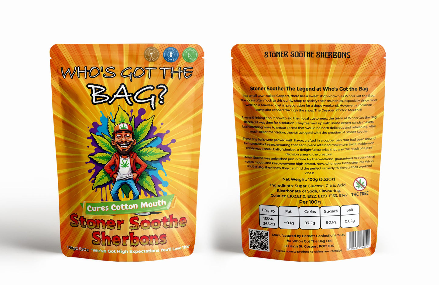Who's Got The Bag Stoner Soothe Sherbons 100g