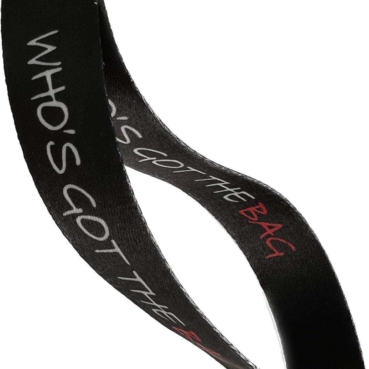 Who’s Got The Bag Key Strap Key Ring with metal clip