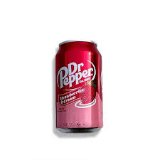 Dr Pepper Strawberries & Cream - 12oz (355ml)