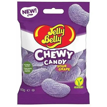 Jelly Belly® Sour Grape Chewy Candy 60g