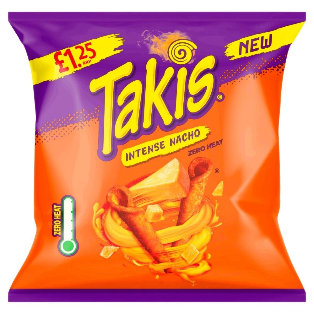 Takis Intense Nacho Corn Chips 55g