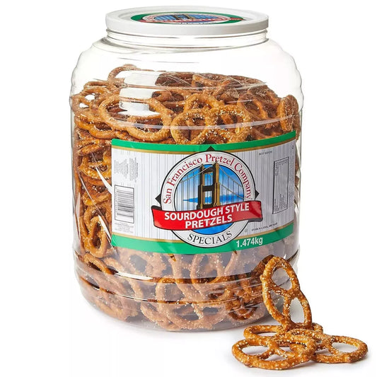 Sourdough Style Specials Pretzels San Francisco Pretzel Knots Jumbo Jar 1.47kg