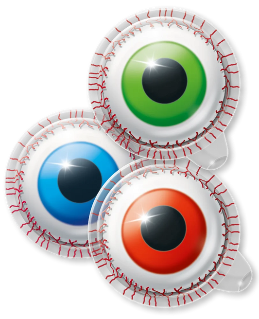 Trolli Pop Eye Sour Splash Fruit Flavour Eye Shape Jelly With Filling Pack