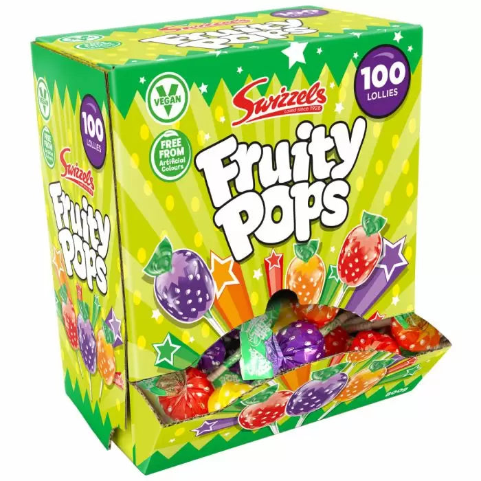 Swizzels Fruity Pops 8g Lollie pop x3