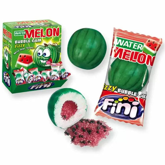Fini Watermelon Fizzy Bubblegum single 10 Bag