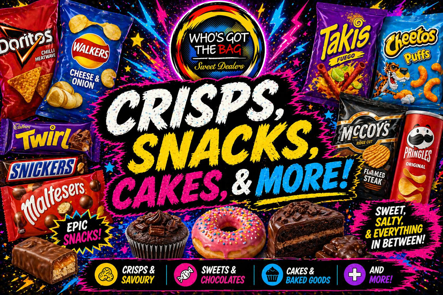 Crisps Snacks Cakes & More
