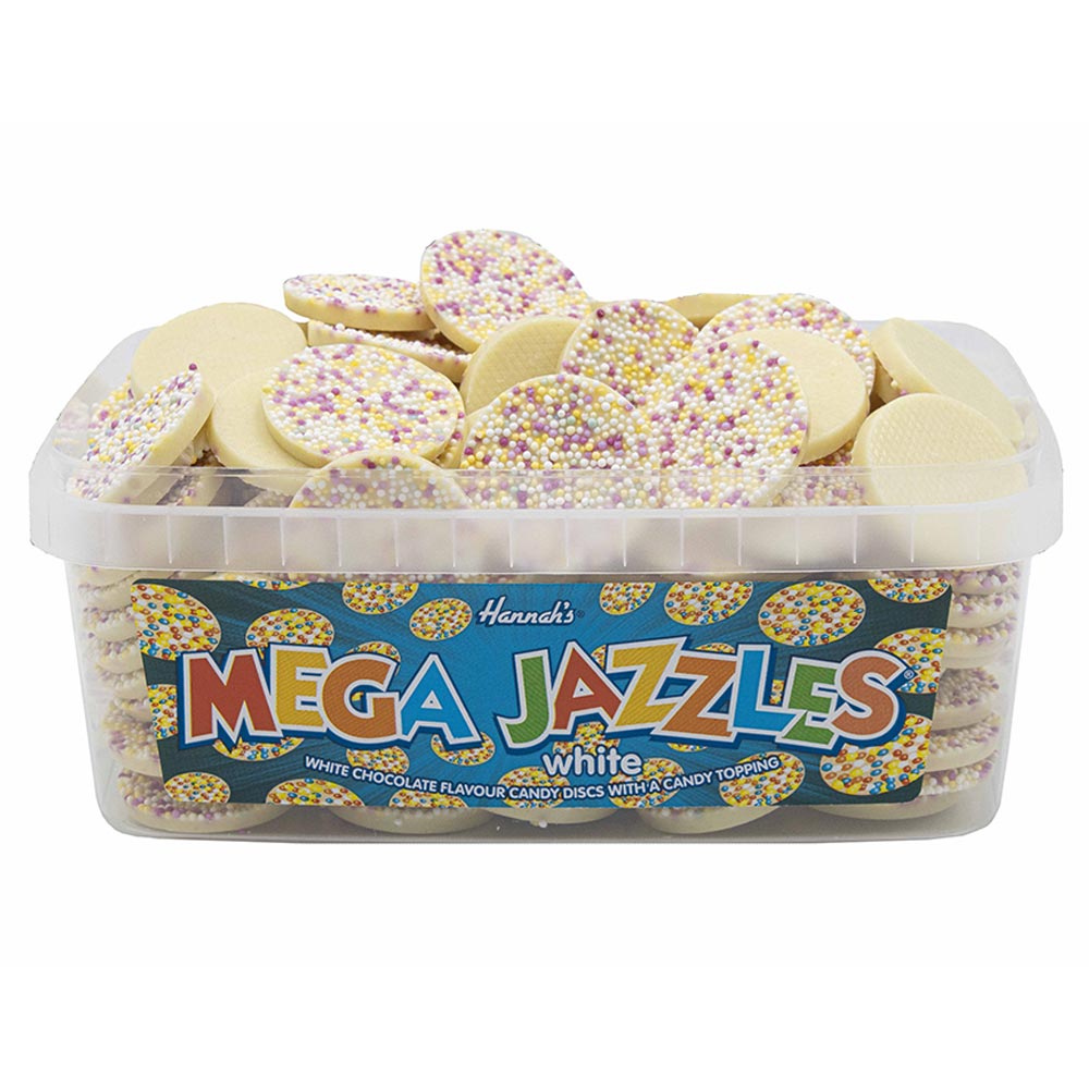 Hannah's Mega Snowies Tub 600g Chocolate & And Cream Flavoured Candy