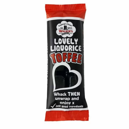 Walker's Nonsuch Lovely Liquorice Toffee Bars 50g