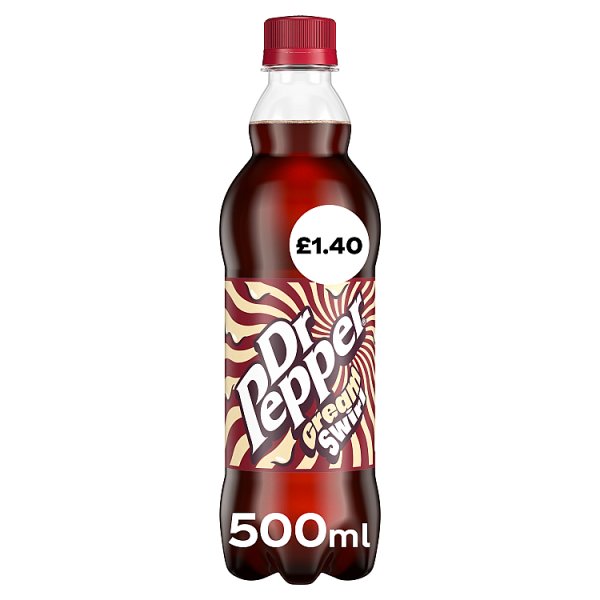 Dr Pepper Cream Swirl 500ml Bottle
