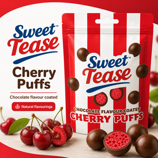Sweet Tease Cherry Chocolate Flavour Puffs