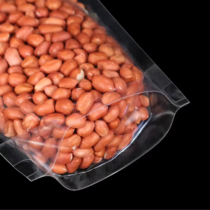 30x20 cm Clear Plastic Stand Up Pouch with Zipper, High Transparency Grip Seal Resealable Bag for Food Snacks Candy Packaging Food Prep 50pack