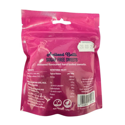 Zero Sugar Free Aniseed Balls 120g Candy Hard Boiled Sweets