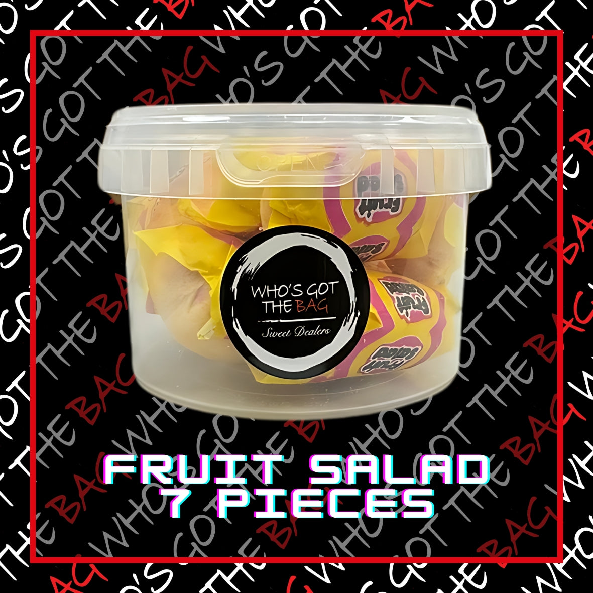 Freeze Dried Fruit Salad 7 Piece Pot