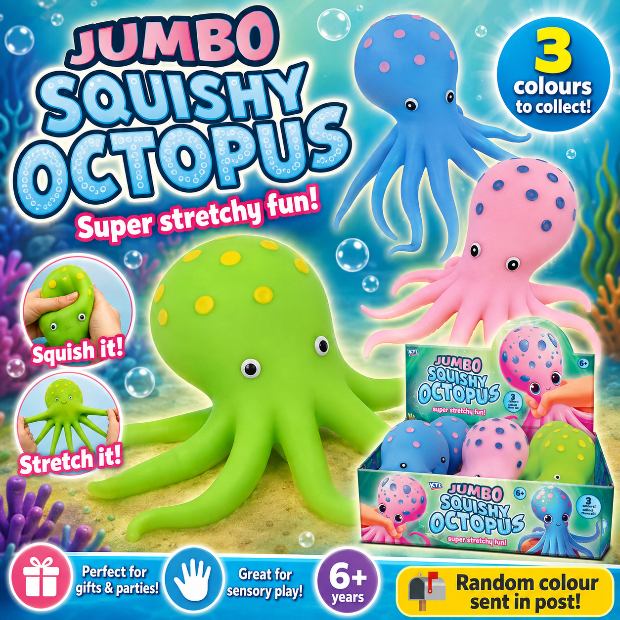 Jumbo Squishy Octopus