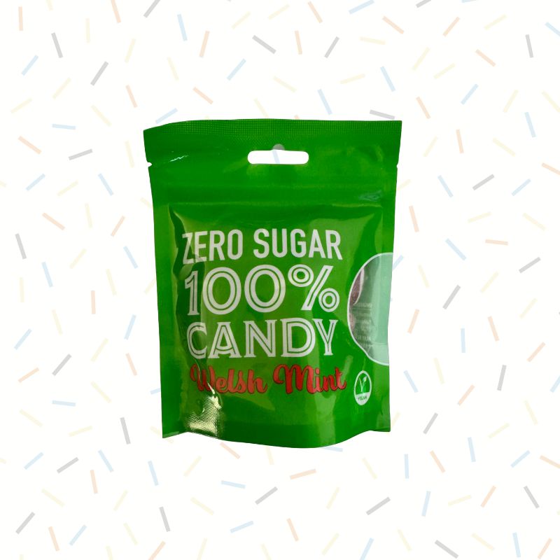 Zero Sugar Free Welsh Mint 120g Candy Hard Boiled Sweets