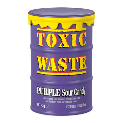 Toxic Waste Purple Sour Candy Drum 42g