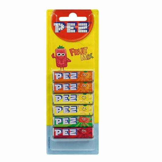 Pez Fruit Mix Refills 6 Pack 51g