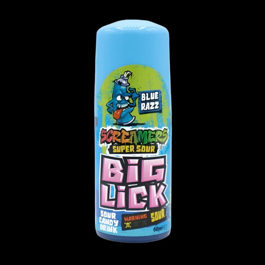 Zed Candy Screamers Blue Razz Big Lick 60ml