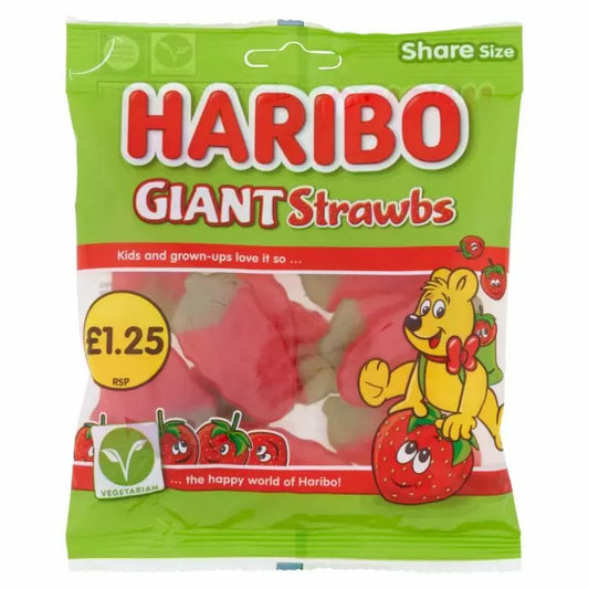 Haribo Giant Strawbs 140g £1.25 PMP