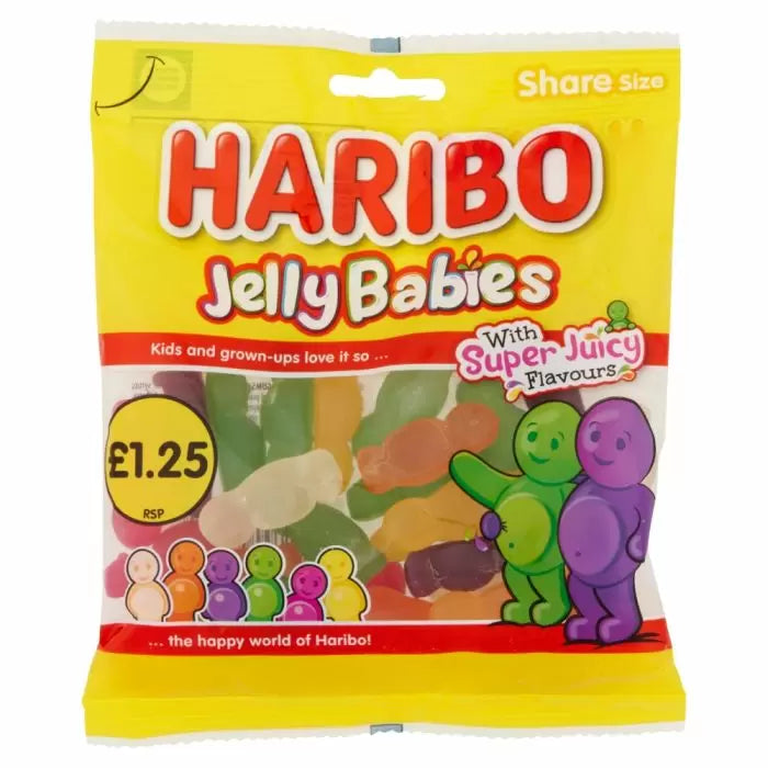 Haribo Jelly Babies Bags 140g